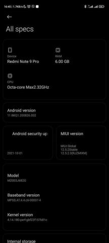 Xiaomi redmi note 9 pro