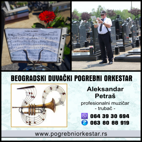 Solo truba,violina,hor ili orkestar za sahrane pogrebe