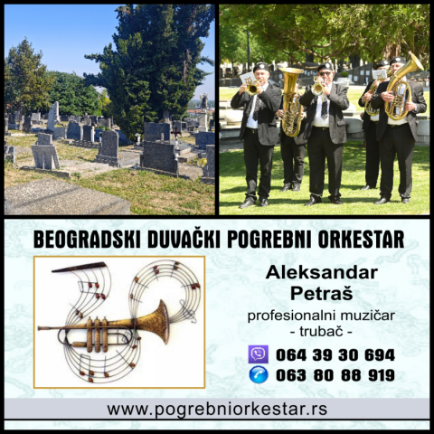 Zvanični duvački pogrebni orkestar muzika za sahrane Srbija