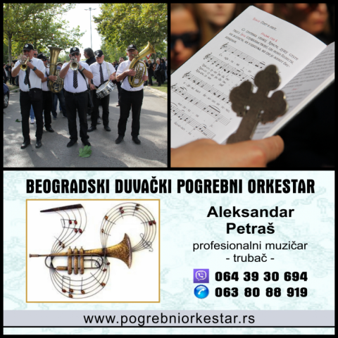 Zvanični duvački pogrebni orkestar muzika za sahrane Srbija