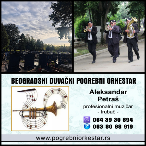 Zvanični duvački pogrebni orkestar muzika za sahrane Srbija