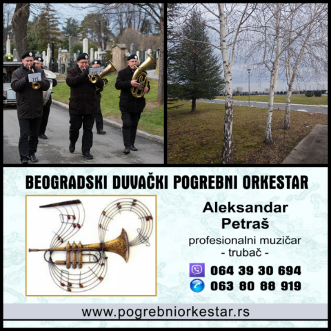 Zvanični duvački pogrebni orkestar muzika za sahrane Srbija